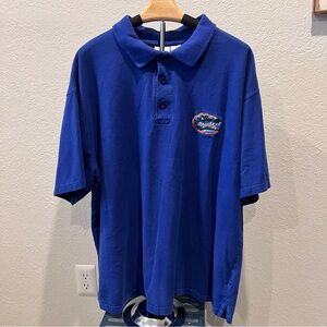 Graphic Innovations Florida Gators Polo Shirt Men’s XXL Blue Embroidered NCAA Go